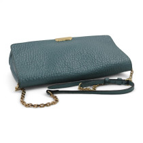Burberry Mildenhall Pelle Ceruleo