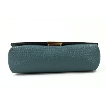 Burberry Mildenhall Pelle Ceruleo