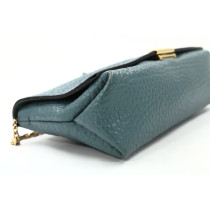 Burberry Mildenhall Pelle Ceruleo