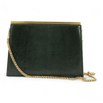 Gucci Pochette Vintage Lucertola Verde