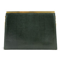 Gucci Pochette Vintage Lucertola Verde