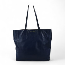 Miu Miu Shopping Pelle Blu