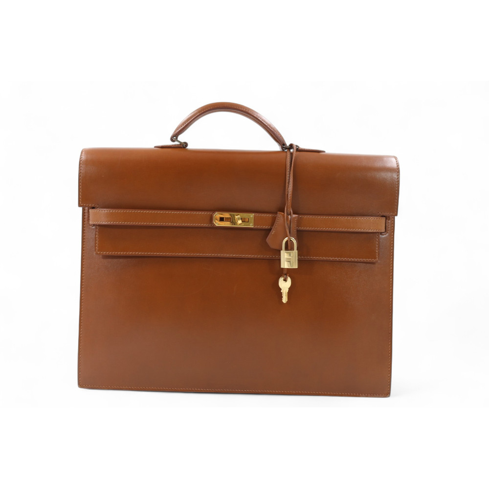 Hermes Kelly Depeches Pelle Marrone