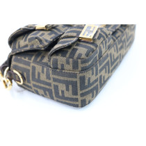 Fendi Baguette Multipochette Zucca Marrone