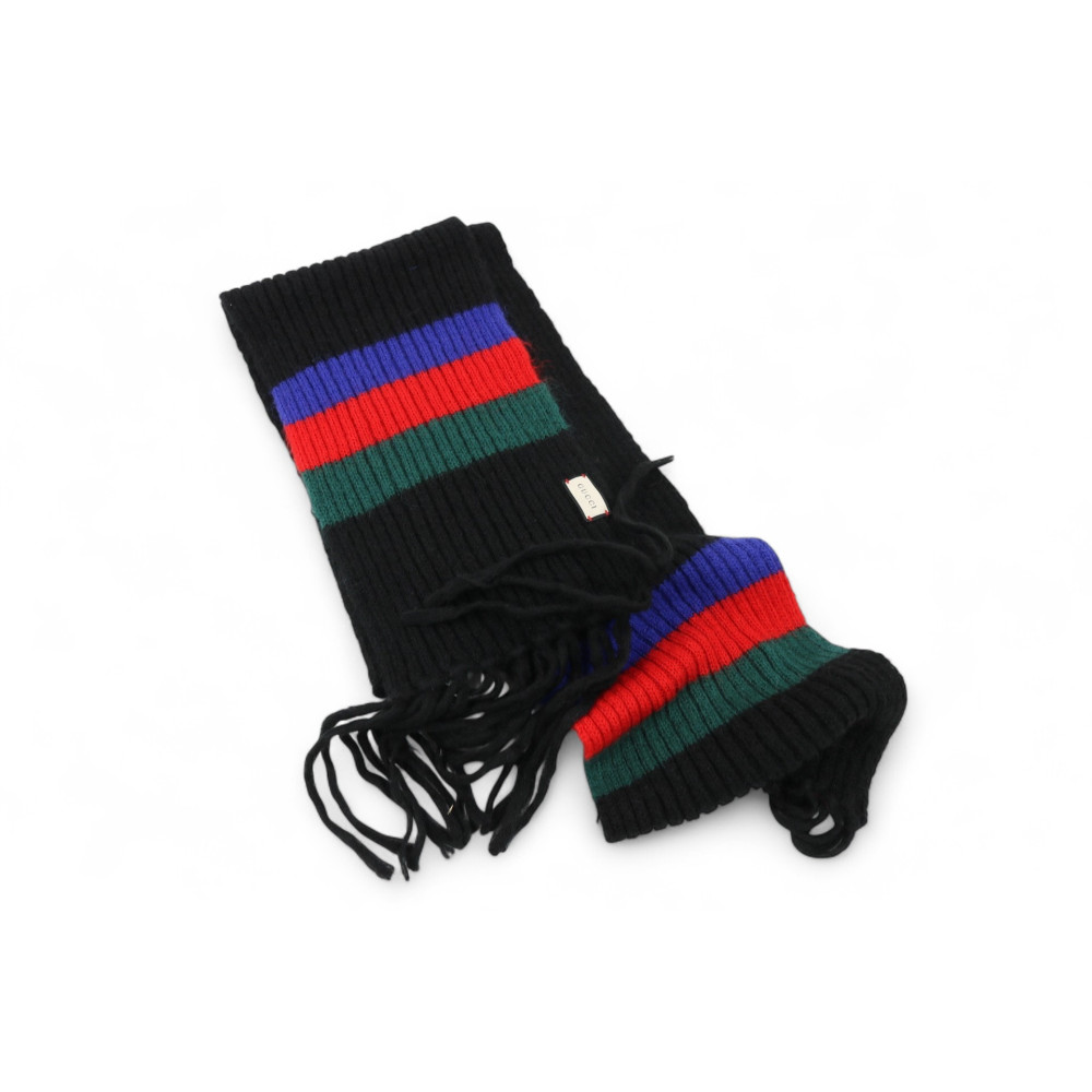 Gucci Sciarpa Tessuto Nera