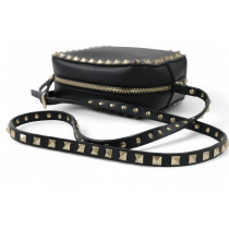 Valentino Rockstud Camera Bag Pelle Nera