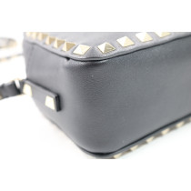 Valentino Rockstud Camera Bag Pelle Nera