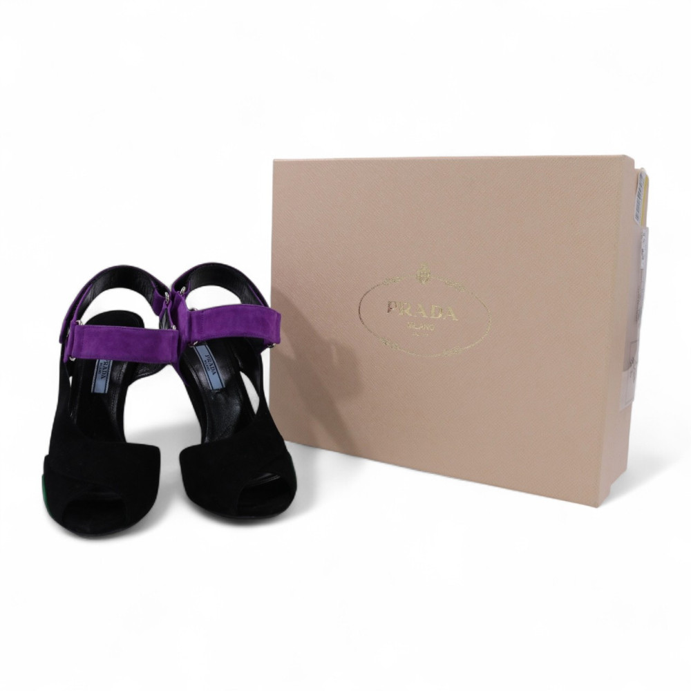 Prada Decolletè Suede Multicolor