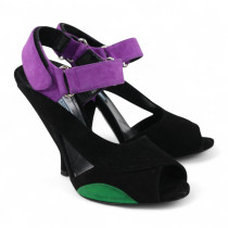Prada Decolletè Suede Multicolor