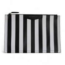 Givenchy Antigona Pouch Pelle Nera e Bianca