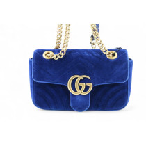 Gucci Marmont Velluto Blu