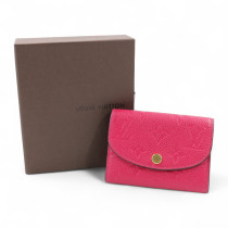 Louis Vuitton Portafoglio Rosalie Pelle Fucsia