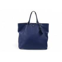 Prada Shopping Pelle Blu