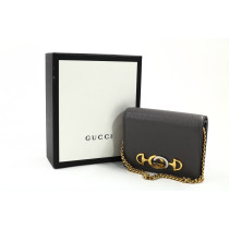 Gucci Portafoglio Zumi Pelle Grigia