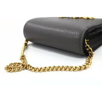 Gucci Portafoglio Zumi Pelle Grigia