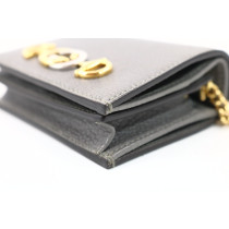 Gucci Portafoglio Zumi Pelle Grigia