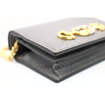 Gucci Portafoglio Zumi Pelle Grigia