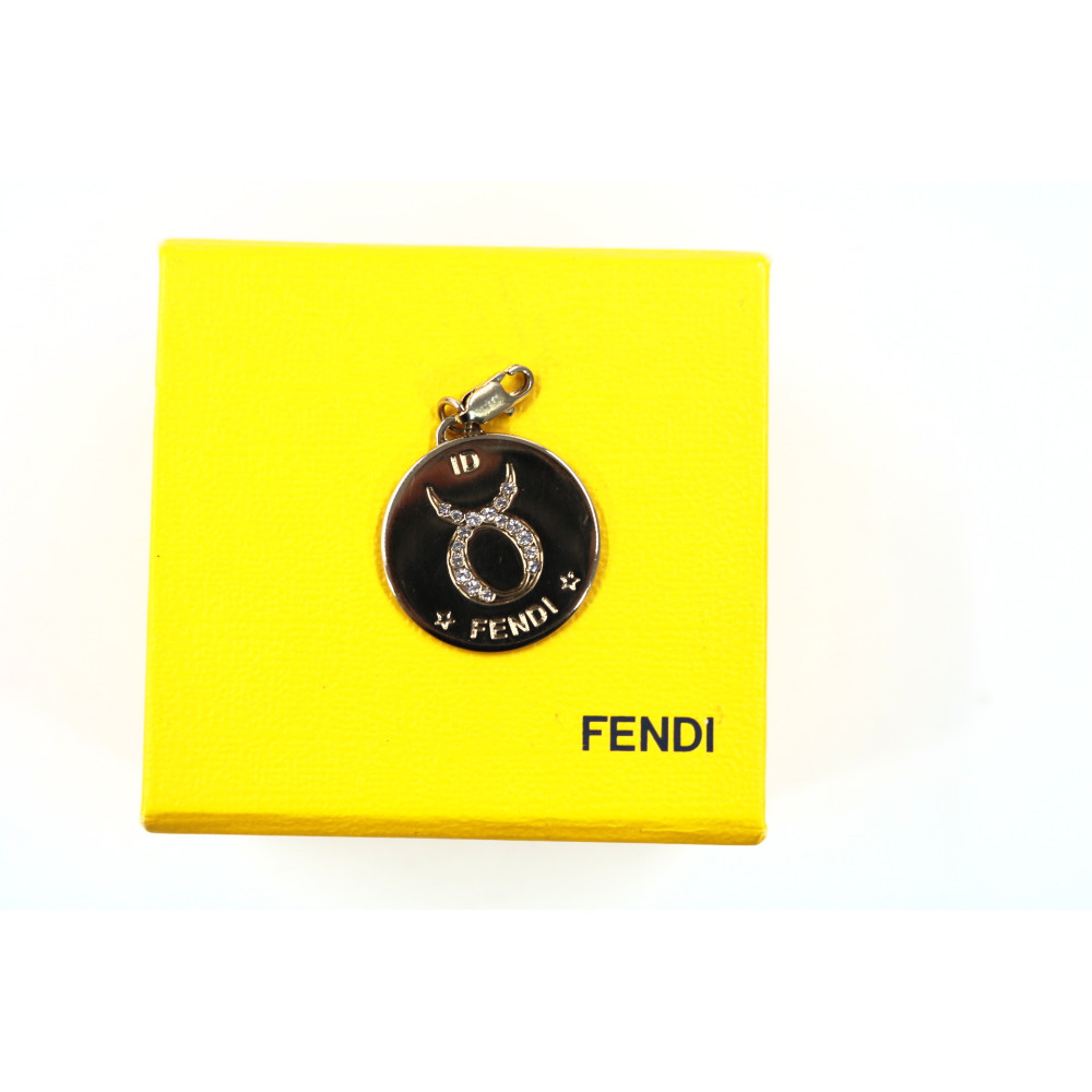 Fendi Ciondolo Per Collana Acciaio Argento