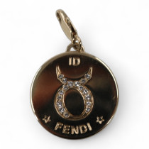 Fendi Ciondolo Per Collana Acciaio Argento