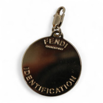 Fendi Ciondolo Per Collana Acciaio Argento
