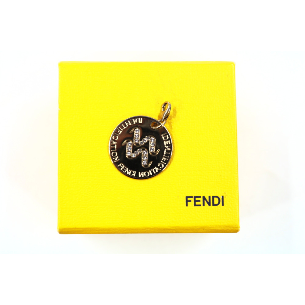 Fendi Ciondolo Per Collana Acciaio Argento