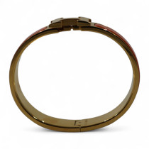 Hermès Bracciale Click H Acciaio Arancio