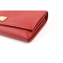 Dolce & Gabbana Portafoglio Pelle Rossa