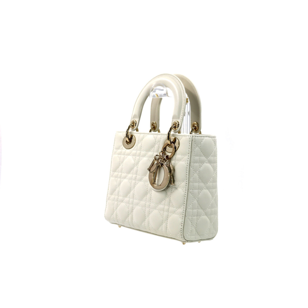 Dior Lady Small Pelle Avorio