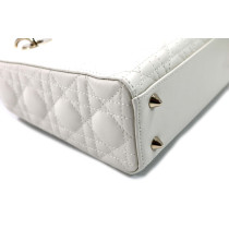 Dior Lady Small Pelle Avorio