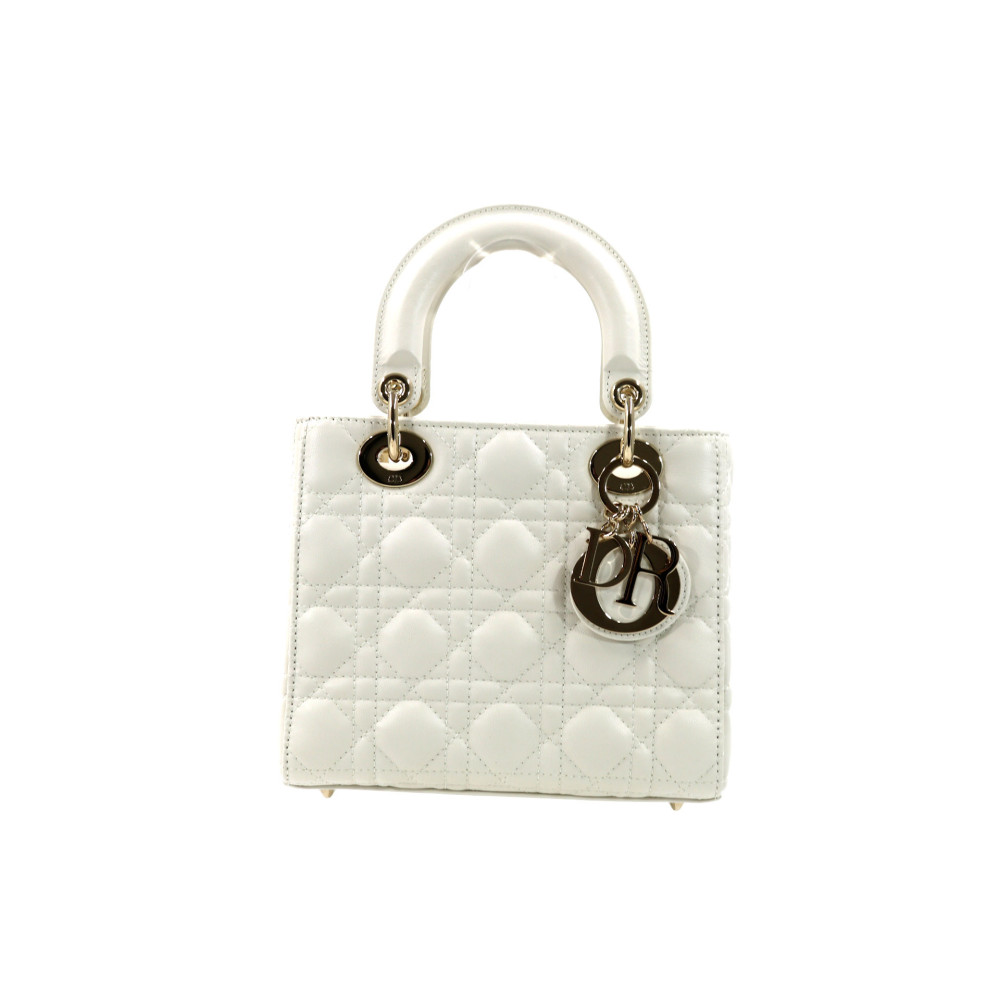 Dior Lady Small Pelle Avorio