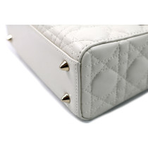 Dior Lady Small Pelle Avorio