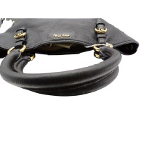 Miu Miu Shopping Pelle Nera