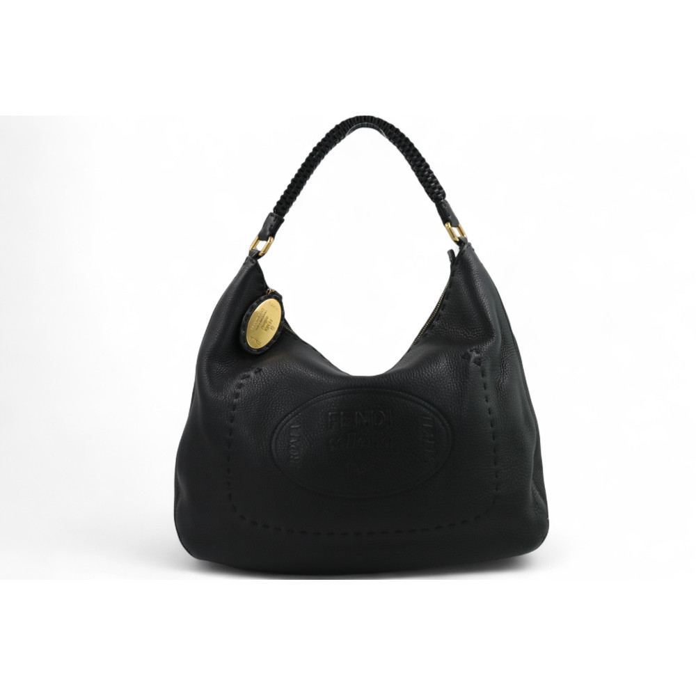 Fendi Shopping Selleria Pelle Nera