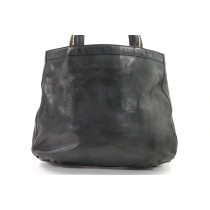 Fendi Shopping Pelle Effetto Paillettes Nera