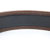 Gucci Cintura Velluto e Pelle Verde e Marrone