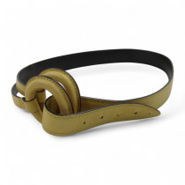 Gucci Cintura Pelle Gialla