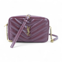 Saint Laurent Lou Lou Camera Bag Pelle Bordeaux