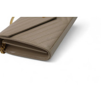 Saint Laurent Cassandre Pelle Beige