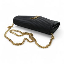 Saint Laurent Cassandre Pelle Nera