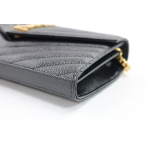Saint Laurent Cassandre Pelle Nera