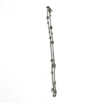 Hermes Collana Sautoir Farandole Metallo Argento