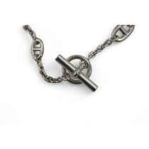 Hermes Collana Sautoir Farandole Metallo Argento