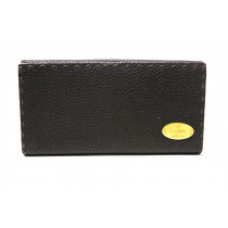 Portefeuille en Cuir Marron Fendi