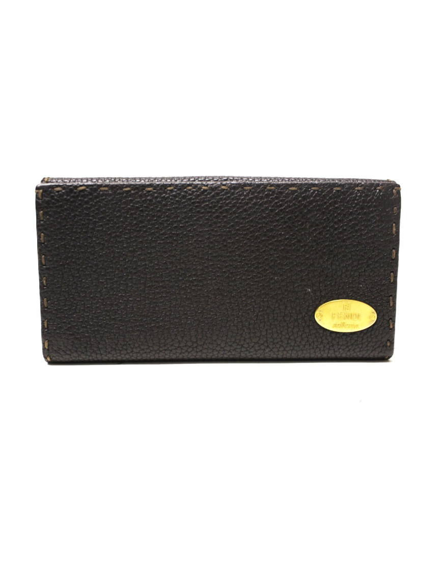Fendi Brown Leather Wallet
