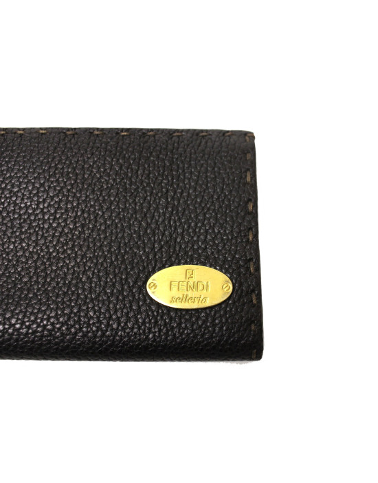 Fendi Leder Brieftasche Braun