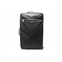 Prada Black Canvas Trolley