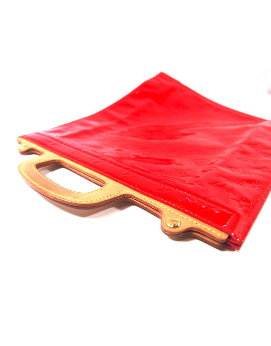 Louis Vuitton Sac Plat Vernis Rot