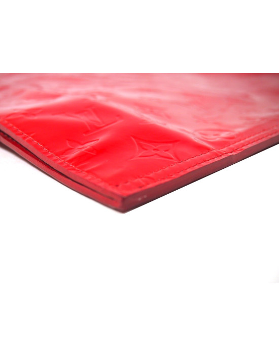 Louis Vuitton San Plat Vernis Rouge