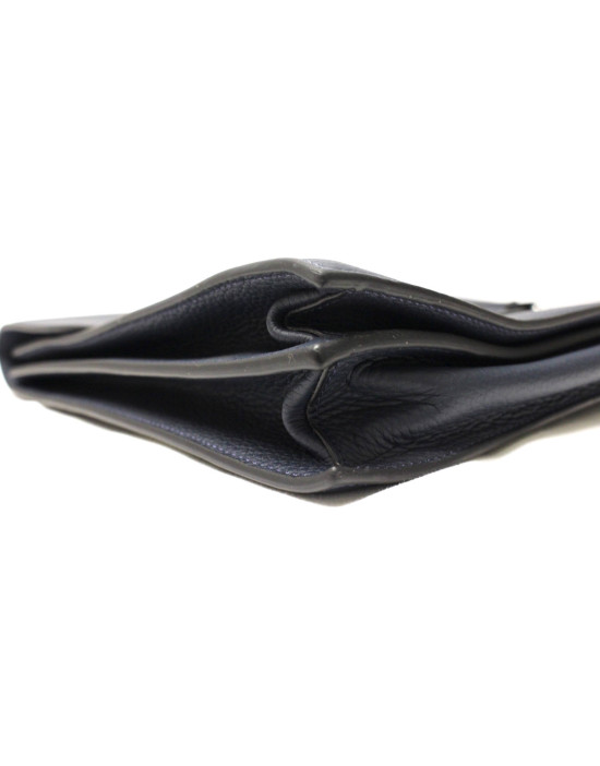 Cartable Hermes en Cuir Bleu