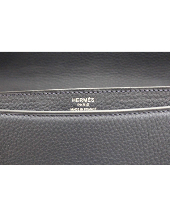 Hermes Aktentasche aus Blauem Leder